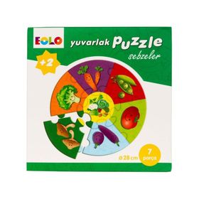 Eolo Sebzeler 7 Parça Yuvarlak Puzzle