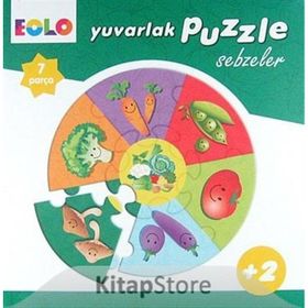 Eolo Sebzeler 7 Parça Yuvarlak Puzzle
