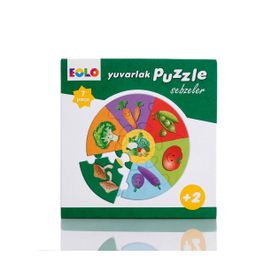 Eolo Sebzeler 7 Parça Yuvarlak Puzzle