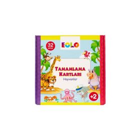 Eolo Tamamlama Kartları - Hayvanlar - Eolo Eğitici Oyuncak Komisyon