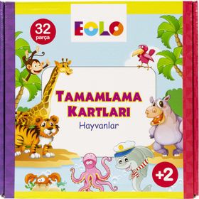 Eolo Tamamlama Kartları - Hayvanlar - Eolo Eğitici Oyuncak Komisyon