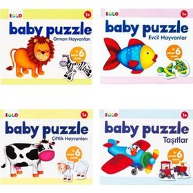 Eolo Yayınları +1 Yaş 4'lü Baby Puzzle Seti