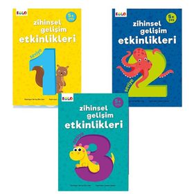 Eolo Yayınları +5 Yaş Zihinsel Gelişim Etkinlikleri 3’lü Kitap Seti
