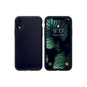 Eonaks iPhone XR Kamera Korumalı Silikon Rubber Arka Kapak Siyah Kılıf