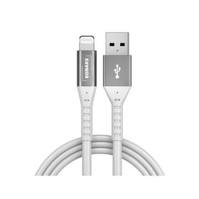 Eonaks NL120 120 cm iPhone iPad ve iPod Touch ile Uyumlu Hızlı Şarj ve Data Kablosu