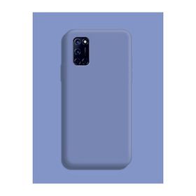 Eonaks Oppo A72 Kamera Korumalı Silikon Rubber Arka Kapak Lila Kılıf