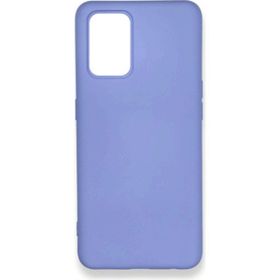 Eonaks Oppo A74 Kamera Korumalı Silikon Rubber Arka Kapak Lila Kılıf