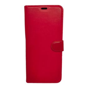 Eonaks Samsung Galaxy A04E Cüzdanlı Kapaklı Kartlıklı Standlı Kopçalı Kırmızı Kılıf