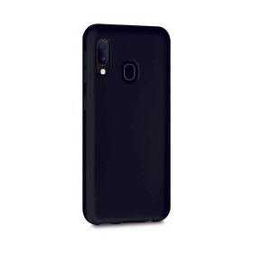 Eonaks Samsung Galaxy A30 Kamera Korumalı Silikon Rubber Arka Kapak Siyah Kılıf