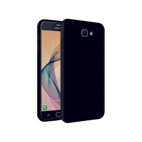Eonaks Samsung Galaxy J7 Prime Kamera Korumalı Silikon Rubber Arka Kapak Siyah Kılıf