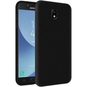 Eonaks Samsung Galaxy J7 Pro Kamera Korumalı Silikon Rubber Arka Kapak Siyah Kılıf