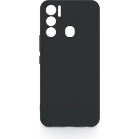 Eonaks Tecno Pova Neo Kamera Korumalı Silikon Rubber Arka Kapak Siyah Kılıf