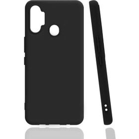 Eonaks Tecno Spark 7 Pro Kamera Korumalı Silikon Rubber Arka Kapak Siyah Kılıf