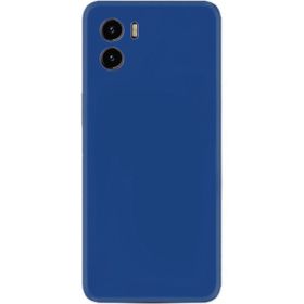 Eonaks Vivo Y15S Kamera Korumalı Silikon Rubber Arka Kapak Lacivert Kılıf