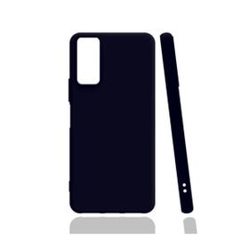 Eonaks Vivo Y51 Kamera Korumalı Silikon Rubber Arka Kapak Siyah Kılıf
