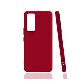 Eonaks Vivo Y70 Kamera Korumalı Silikon Rubber Arka Kapak Kırmızı Kılıf