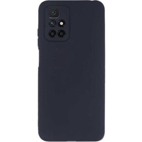 Eonaks Xiaomi Redmi 10 2022 Kamera Korumalı Silikon Rubber Arka Kapak Siyah Kılıf