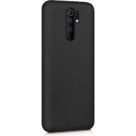Eonaks Xiaomi Redmi 9 Kamera Korumalı Silikon Rubber Arka Kapak Siyah Kılıf