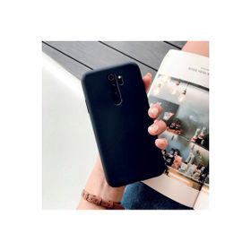 Eonaks Xiaomi Redmi Note 8 Pro Kamera Korumalı Silikon Rubber Arka Kapak Siyah Kılıf