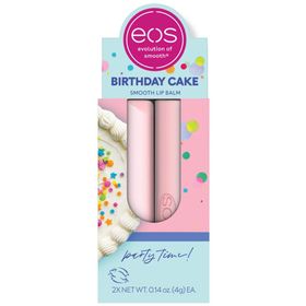 Eos Lip Balm Birthday Cake 2x4 gr Dudak Balsamı