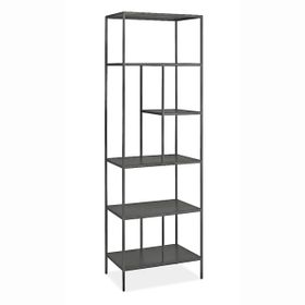 Ephesus Metal Siyah 60X180 Kitaplık
