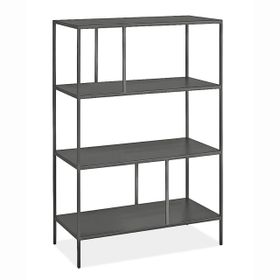 Ephesus Metal Siyah 80X120 Kitaplık