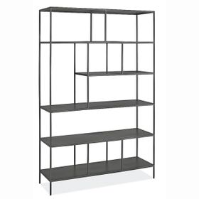 Ephesus Tv Ünitesi Metal Siyah 150X180 Kitaplık