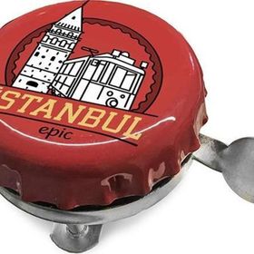 Epic İstanbul Gazoz Kapağı Metal Bisiklet Zili