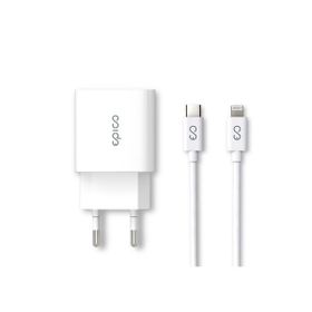 Epico 20W Beyaz PD Şarj Cihazı Bundle Adaptör ve Kablo
