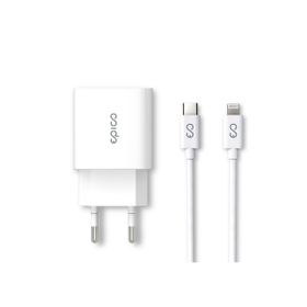 Epico 20W Beyaz PD Şarj Cihazı Bundle Adaptör ve Kablo