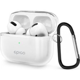 Epico AirPods Pro Beyaz Şeffaf Kılıf
