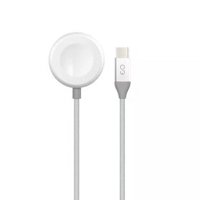 Epico Apple Watch USB-C 1.2 mt Gümüş Şarj Kablosu