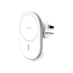 Epico Ellipse Gümüş MagSafe Uyumlu Kablosuz Araç Şarjı