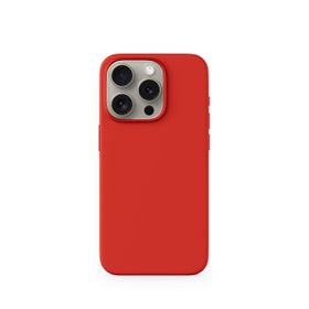Epico Mag+ Silikon iPhone 15 Pro Koyu Kırmızı Kılıf