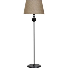Epifanio LMD-VNR01 Çuval Bezi Efektli Statik Siyah Metal Lambader