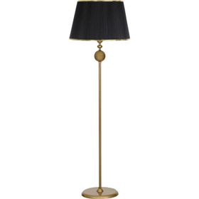 Epifanio LMD-VNR01 Gold Şeritli Organize Siyah Eskitme Mat Gold Metal Lambader