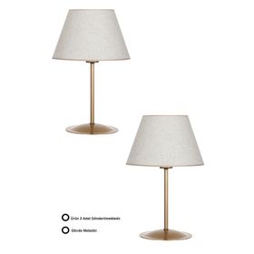 Epifanio TWO-004 Eskitme Mat Gold Metal Abajur