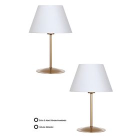 Epifanio TWO-004 Eskitme Mat Gold Metal Abajur