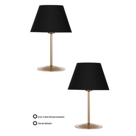 Epifanio TWO-004 Eskitme Mat Gold Metal Abajur