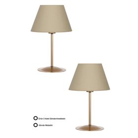 Epifanio TWO-004 Eskitme Mat Gold Metal Abajur