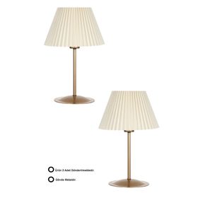 Epifanio TWO-004 Eskitme Mat Gold Metal Abajur