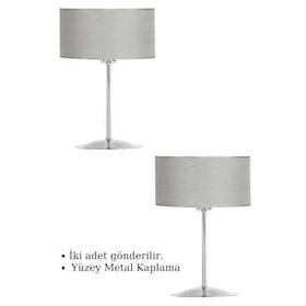 Epifanio TWO-005 Silver Krom Kaplama Metal Abajur