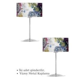 Epifanio TWO-005 Silver Krom Kaplama Metal Abajur