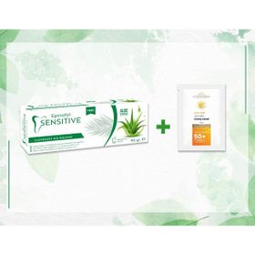 Epinafol Cozmoderm Güneş Kremi Hediyeli + Florürsüz Sensitive Aloe-Vera Özlü 90 gr Diş Macunu
