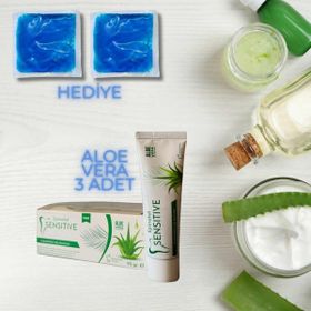 Epinafol Florürsüz Sensitive Aloe-Vera Özlü 3x90 gr Diş Macunu