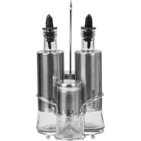 epinox 4'lü Set 300 ml Leylak Yağlık ve Sirkelik Cam Şişe
