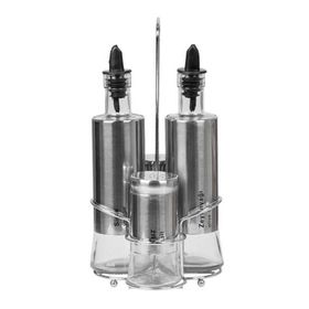 epinox 4'lü Set 300 ml Leylak Yağlık ve Sirkelik Cam Şişe