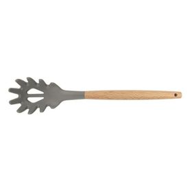 Epinox AKK-14 31.5 cm Silikon Spagetti Kaşığı Ahşap Sap
