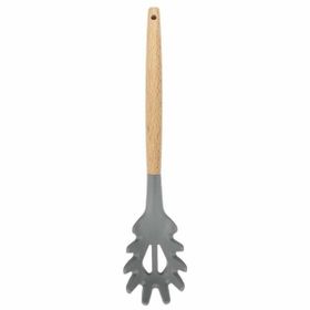 Epinox AKK-14 31.5 cm Silikon Spagetti Kaşığı Ahşap Sap