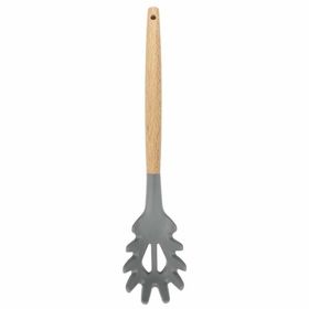Epinox AKK-14 31.5 cm Silikon Spagetti Kaşığı Ahşap Sap